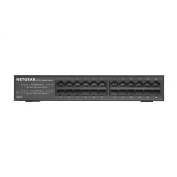 NETGEAR GS324 Neuzraudzīts Gigabit Ethernet (10/100/1000) Melns