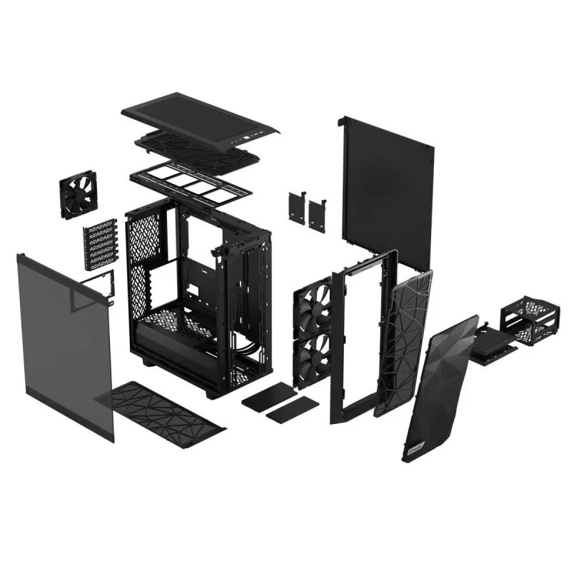 Fractal Design Meshify 2 Compact Black TG Light Tint