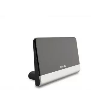 Philips SDV6222/12 digitālā TV antena, melna/sudraba, 48 dBi, FM/UHF/VHF, 1.8 m