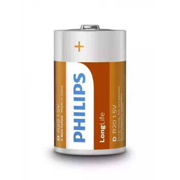 Philips LongLife Battery R20L2B/10 vienreizējās lietošanas baterija