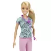 Barbie medmāsas lelle ar skrubjiem, apģērbu un aksesuāriem