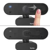 Hama C-600 Pro tīmekļa kamera 2 MP 1920 x 1080 pikseļi USB 2.0 Melna