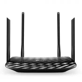 TP-Link Archer A6 AC1200 bezvadu maršrutētājs Gigabit Ethernet, divjoslu (2.4 GHz / 5 GHz), melns