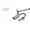 i-tec Metal USB-C/USB-A 2.5Gbps Ethernet Adapter, vadu, USB Type-A/USB Type-C, Ethernet, 2500 Mbit/s, pelēks