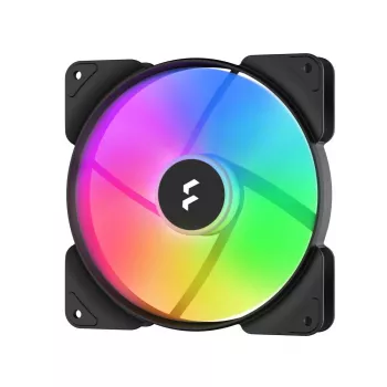 FRACTAL DESIGN Aspect 14 RGB PWM Melns rāmis