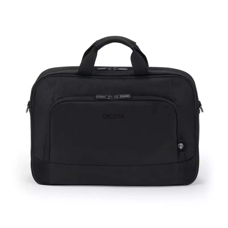DICOTA Eco Top Traveller BASE somiņa klēpjdatoram - 13-14.1 collas - Melna / 300d Rpet poliesters