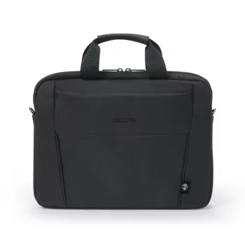 DICOTA Eco Slim Case Base - 13-14.1 collu klēpjdatora maciņš - Melns / 300d RPET poliesters