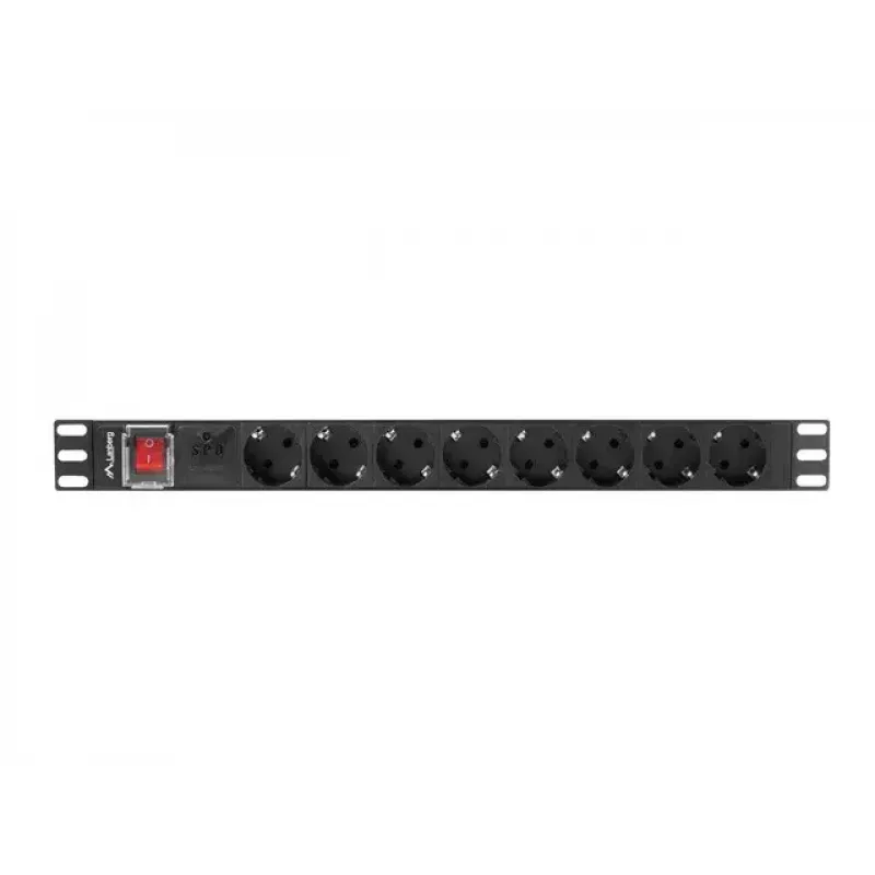 Strāvas sadalītājs PDU Lanberg PDU-08F-0200-BK