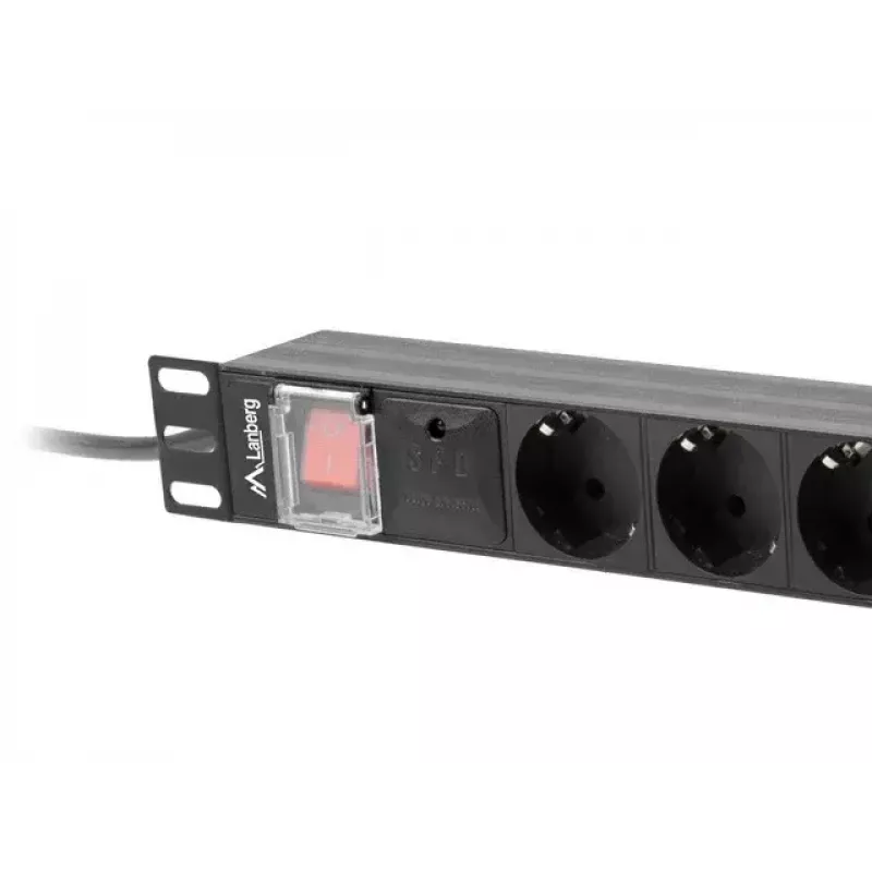 Strāvas sadalītājs PDU Lanberg PDU-08F-0200-BK
