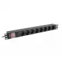 Strāvas sadalītājs PDU Lanberg PDU-08F-0200-BK