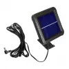 Āra saules LED prožektors MACLEAN MCE438, 5W, 400 lm, IP44, Li-Ion 5.2V, sienas montāža, balta gaisma, melns