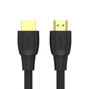 HDMI kabelis Unitek C11043BK 10 m, HDMI Type A vīriešu–vīriešu, HDMI 2.0, 18 Gbit/s, zeltīti kontakti, melns
