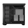 PC korpuss Fractal Design Torrent Tower Black — ATX/EATX/ITX, 2x180mm priekšējie ventilatori, 2x3.5 collu un 4x2.5 collu vietas, rūdīts stikls