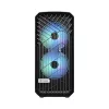PC korpuss Fractal Design Torrent Tower Black — ATX/EATX/ITX, 2x180mm priekšējie ventilatori, 2x3.5 collu un 4x2.5 collu vietas, rūdīts stikls