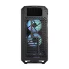 PC korpuss Fractal Design Torrent Tower Black — ATX/EATX/ITX, 2x180mm priekšējie ventilatori, 2x3.5 collu un 4x2.5 collu vietas, rūdīts stikls