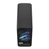 PC korpuss Fractal Design Torrent Tower Black — ATX/EATX/ITX, 2x180mm priekšējie ventilatori, 2x3.5 collu un 4x2.5 collu vietas, rūdīts stikls