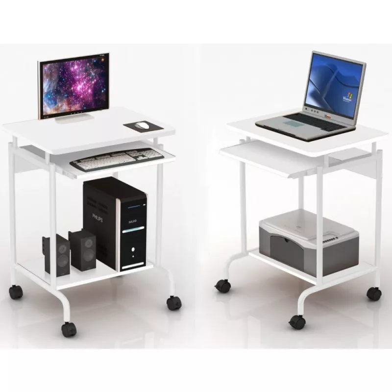 Techly ICA-TB S005W balts datorgalds