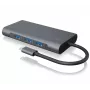 ICY BOX IB-DK4040-CPD Vadu USB 3.2 Gen 1 (3.1 Gen 1) Type-C dokstacija, antracīta/melna