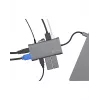 ICY BOX IB-DK4040-CPD Vadu USB 3.2 Gen 1 (3.1 Gen 1) Type-C dokstacija, antracīta/melna
