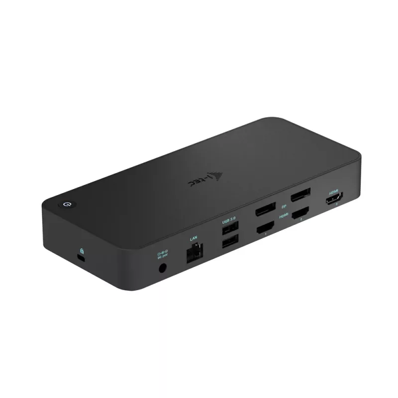 i-tec USB 3.0 / USB-C / Thunderbolt 3x 4K Dockingstacija + Power Delivery 100W