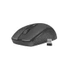 Bezvadu optiskā pele NATEC Jay 2 RF — 2.4 GHz, 1600 DPI, abpusēja, 4 pogas, melna