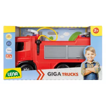 Lena GIGA TRUCKS braucamā ugunsdzēsēju mašīna Arocs, daudzkrāsaina, no 3 gadiem