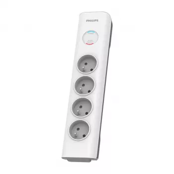 Pārsprieguma aizsargs Philips SPN7040WA/60 4 AC kontaktligzdas 600 J 2 m Balts