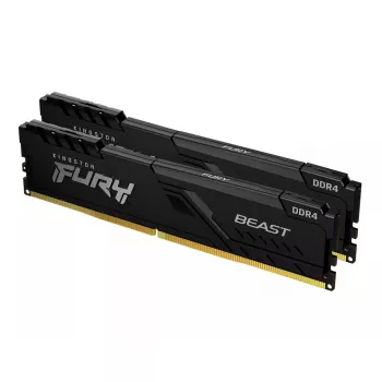 Kingston FURY Beast 64GB (2x32GB) DDR4 3600MHz CL18 atmiņas komplekts melns