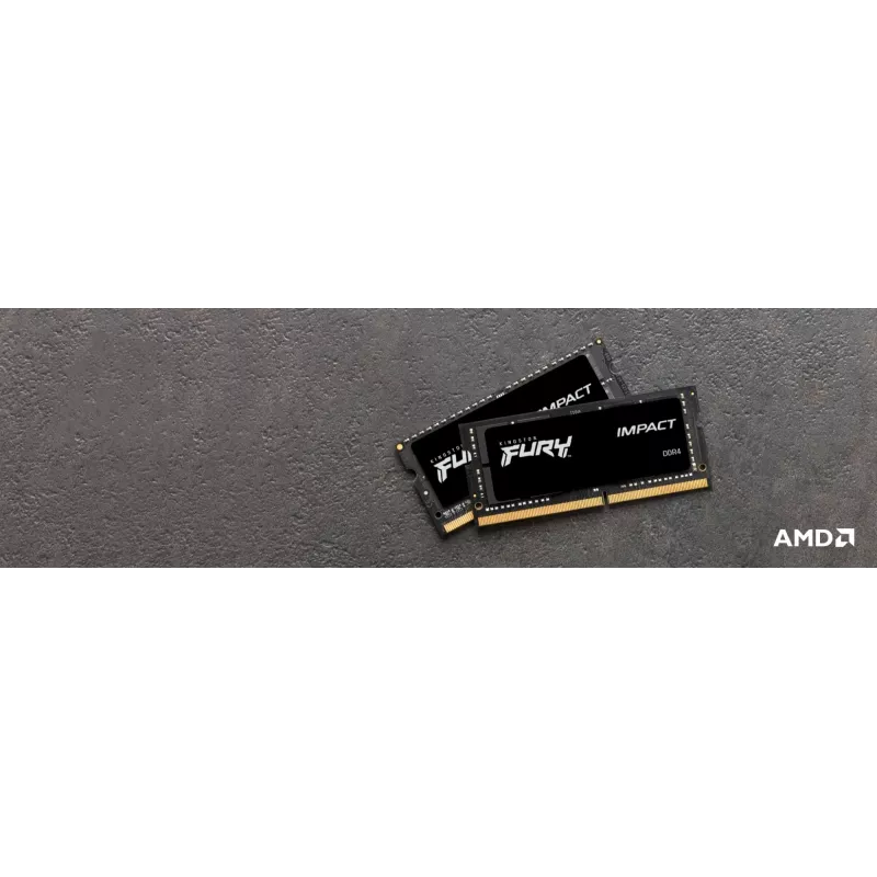 Kingston FURY Impact 16GB (2x8GB) DDR4 3200MHz CL20 SODIMM atmiņas komplekts
