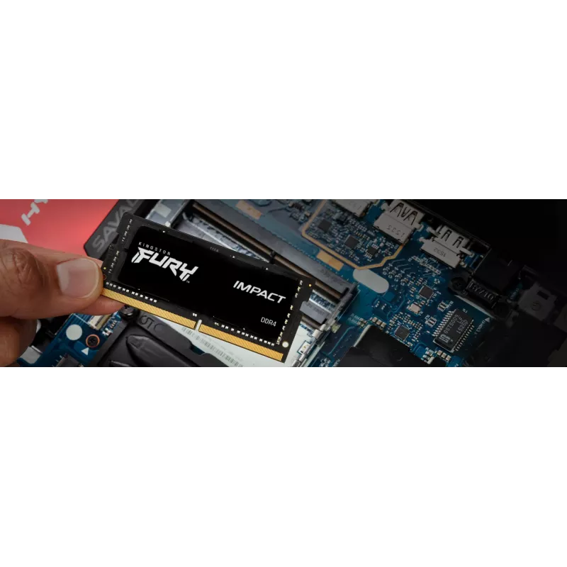 Kingston FURY Impact 16GB (2x8GB) DDR4 3200MHz CL20 SODIMM atmiņas komplekts