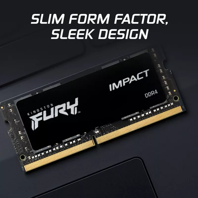 Kingston FURY Impact 16GB (2x8GB) DDR4 3200MHz CL20 SODIMM atmiņas komplekts