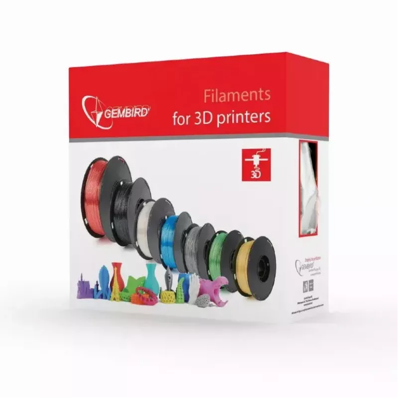 3D drukas materiāls Gembird 3DP-PLA+1.75-02-GR