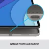 LOGITECH Combo Touch - iPad Pro 12.9 collu (5. paaudze) - Angļu QWERTY tastatūra