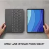 LOGITECH Combo Touch - iPad Pro 12.9 collu (5. paaudze) - Angļu QWERTY tastatūra