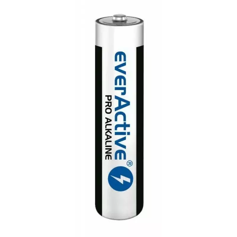 Sārma baterijas AAA everActive LR03PRO4T — 4 gab., 1,5 V, 1250 mAh, 44,5×10,5 mm