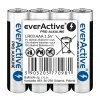 Sārma baterijas AAA everActive LR03PRO4T — 4 gab., 1,5 V, 1250 mAh, 44,5×10,5 mm