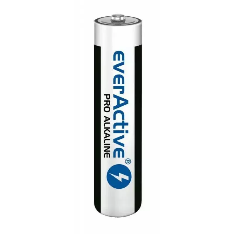 Sārma baterijas AAA everActive LR03PRO4T — 4 gab., 1,5 V, 1250 mAh, 44,5×10,5 mm