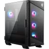 MSI MPG VELOX 100R vidēja izmēra PC korpuss, E-ATX, rūdīts stikls, 4x 120 mm ARGB ventilatori, 2x USB 3.0 + 1x USB-C, 2x 3,5″ + 2x 2,5″ ietvari, melns