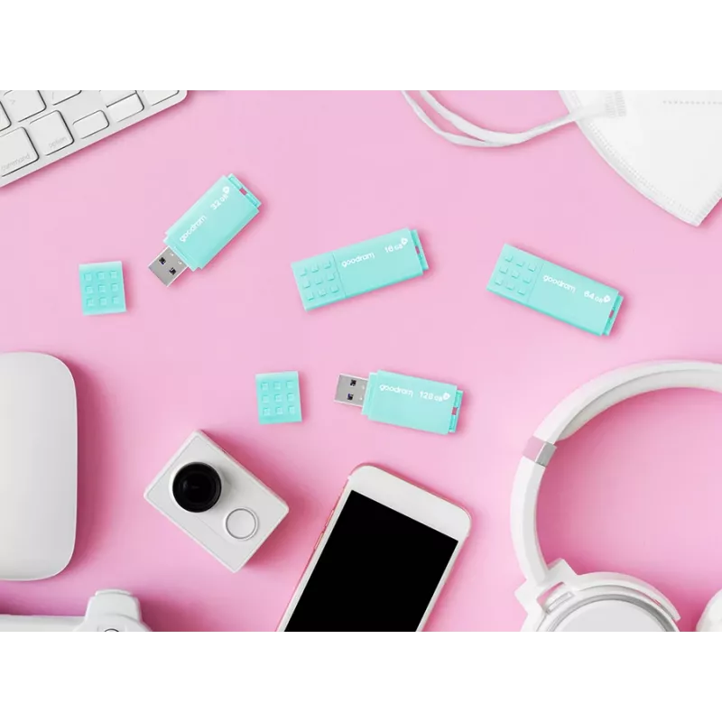 Goodram UME3 USB zibatmiņa 128 GB USB Type-A 3.2 Gen 1 (3.1 Gen 1) Tirkīza