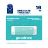 USB zibatmiņa GOODRAM UME3 CARE 16 GB USB Type-A 3.2 Gen 1 (lasīšana 60 MB/s, rakstīšana 20 MB/s) tirkīza
