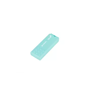 USB zibatmiņa GOODRAM UME3 32 GB USB Type-A 3.2 Gen 1 — tirkīza, 60 MB/s lasīšana, 20 MB/s rakstīšana
