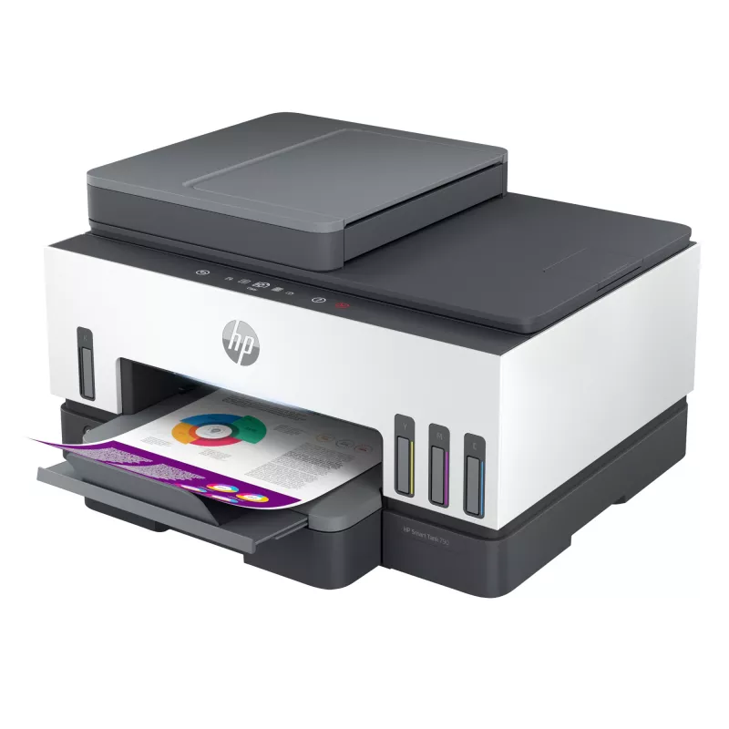 Daudzfunkciju printeris HP Smart Tank 790 — termālā tintes druka, krāsu, A4, Wi‑Fi, Ethernet, duplekss, 15 lpp/min (melns), 4800x1200 dpi