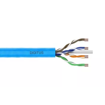 Tīkla kabelis DIGITUS DK-1614-VH-1 U/UTP Cat.6 1m Melns