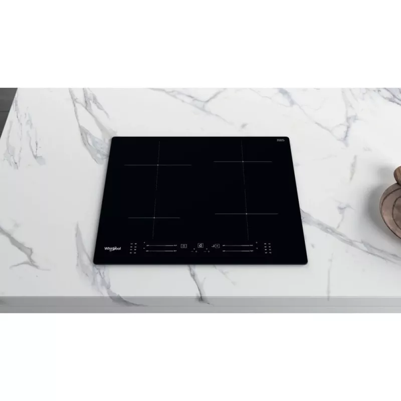 Whirlpool WS S4060 BF Iebūvējamā indukcijas plīts, melna, 60 cm, 4 zonas