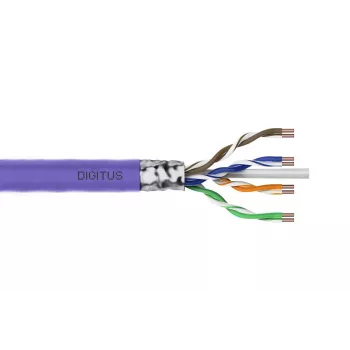 DIGITUS instalācijas kabelis - CAT6 - F/UTP - B2ca - 500m - Violeta