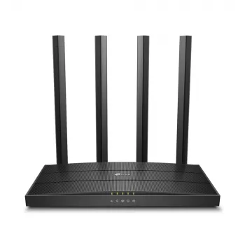 TP-Link Archer C6 bezvadu maršrutētājs Fast Ethernet divjoslu (2,4 GHz / 5 GHz) Balts