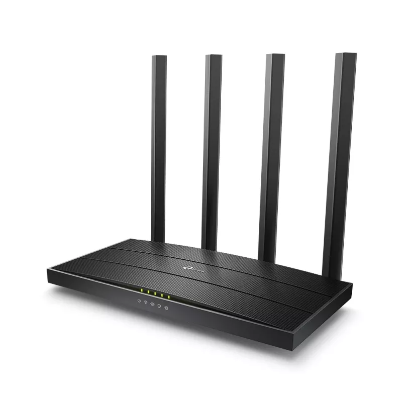 TP-Link Archer C6 bezvadu maršrutētājs Fast Ethernet divjoslu (2,4 GHz / 5 GHz) Balts