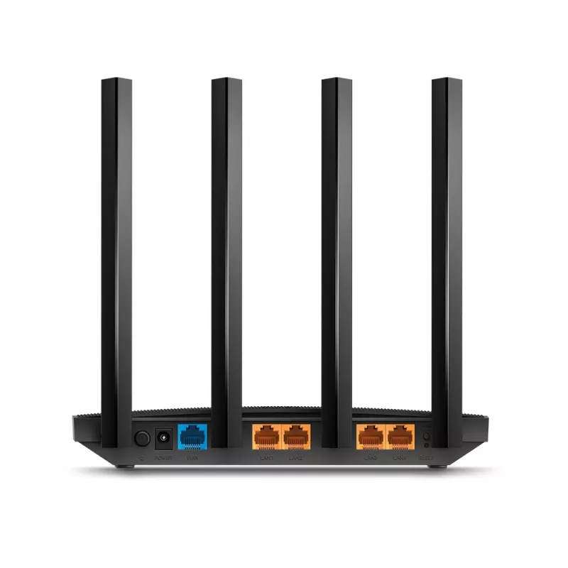 TP-Link Archer C6 bezvadu maršrutētājs Fast Ethernet divjoslu (2,4 GHz / 5 GHz) Balts