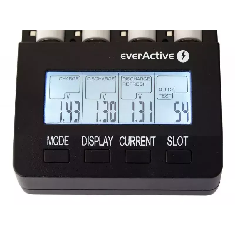 everActive NC-3000 procesora akumulatoru lādētājs AA/AAA/C/D