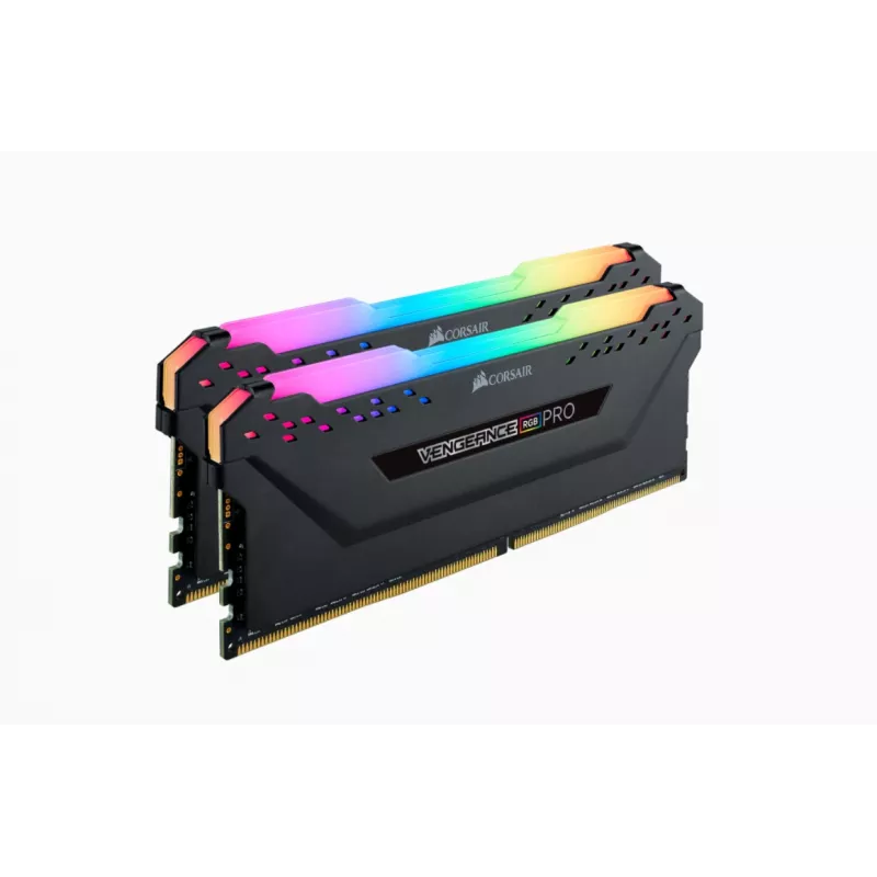 CORSAIR Vengeance RGB Pro 32GB (2x16GB) DDR4 3200MHz CL16 Atmiņas komplekts melns